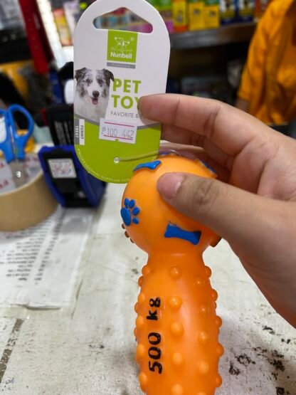 Nunbell Dumbell Squeaky toy All Color